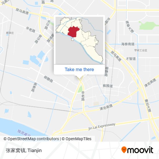 张家窝镇 map