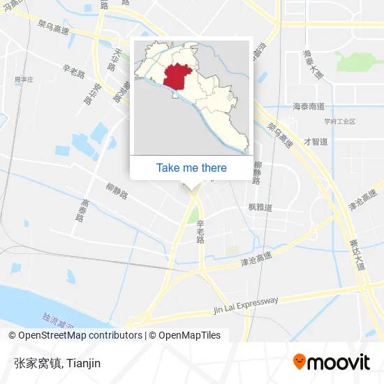 张家窝镇 map