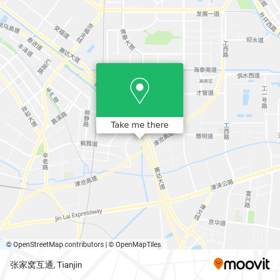 张家窝互通 map