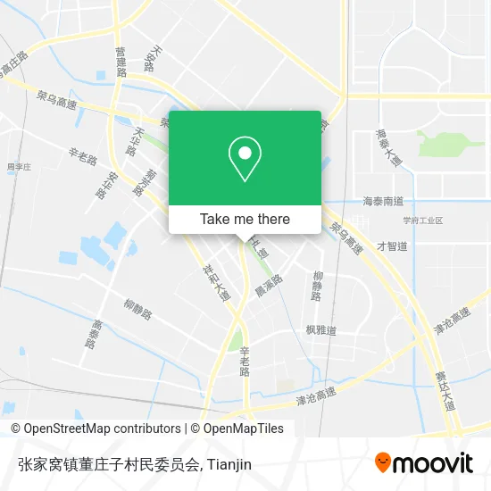 张家窝镇董庄子村民委员会 map