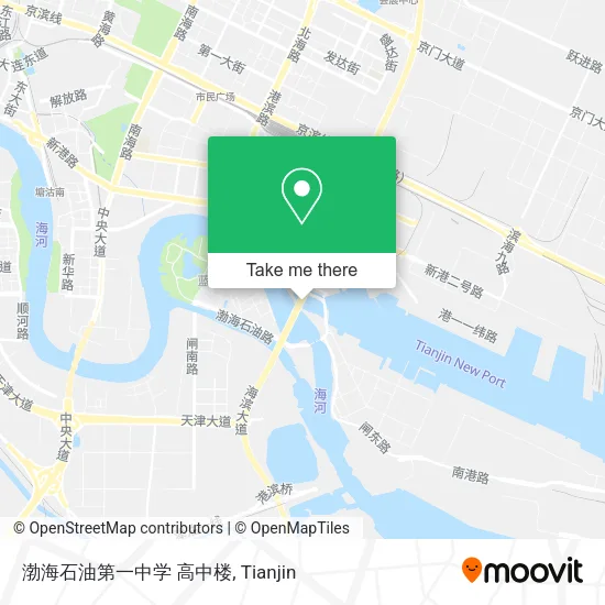 渤海石油第一中学 高中楼 map