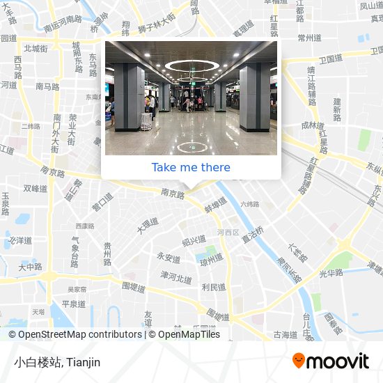 小白楼站 map