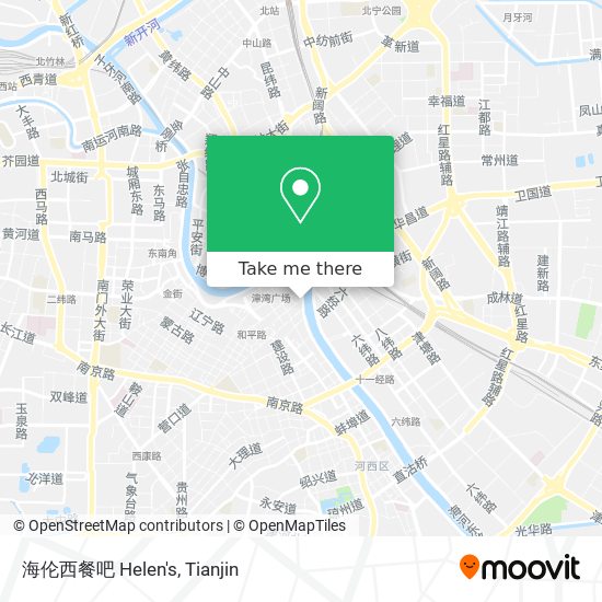 海伦西餐吧 Helen's map