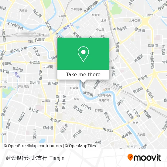 建设银行河北支行 map