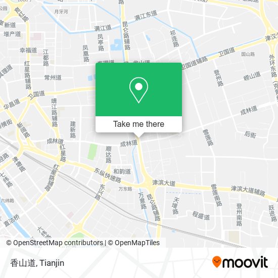 香山道 map