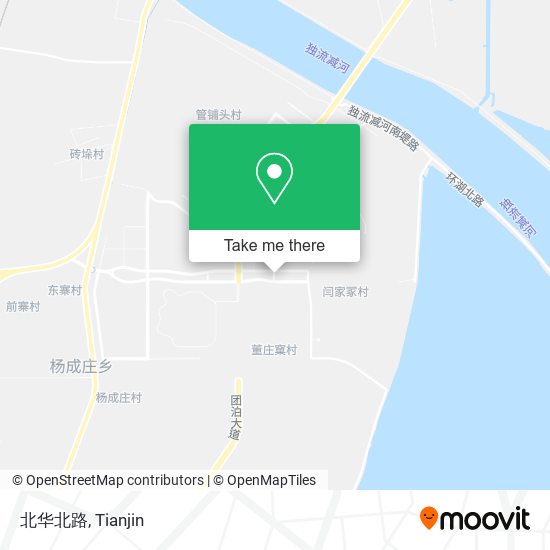 北华北路 map