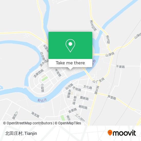 北田庄村 map