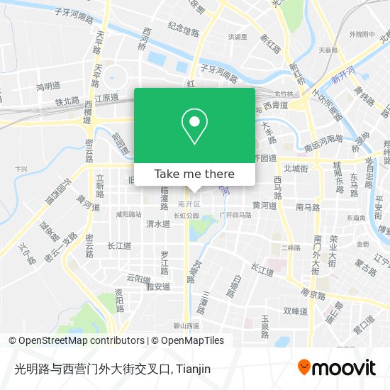 光明路与西营门外大街交叉口 map