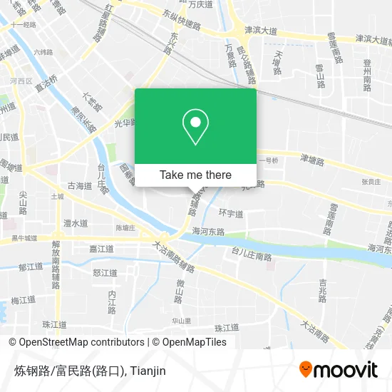 炼钢路/富民路(路口) map