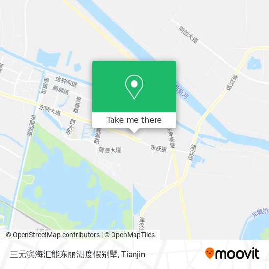 三元滨海汇能东丽湖度假别墅 map