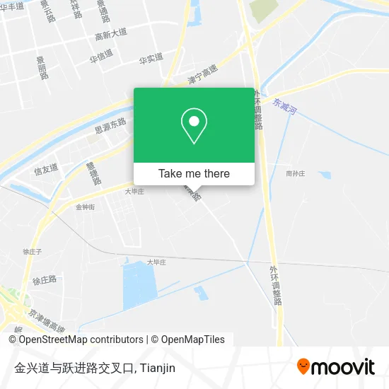 金兴道与跃进路交叉口 map