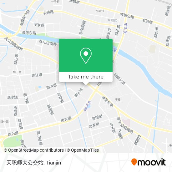 天职师大公交站 map