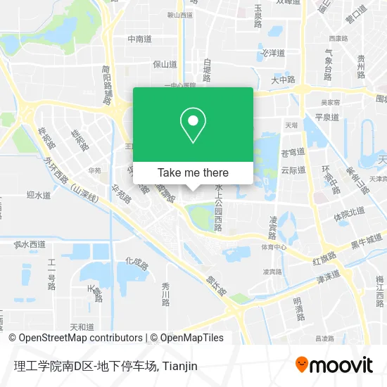 理工学院南D区-地下停车场 map