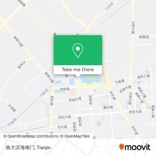 南大滨海南门 map