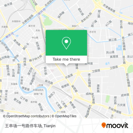 王串场一号路停车场 map