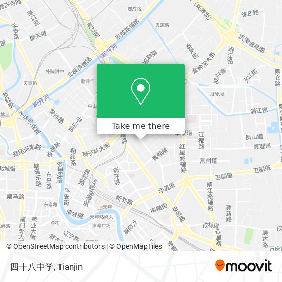 四十八中学 map