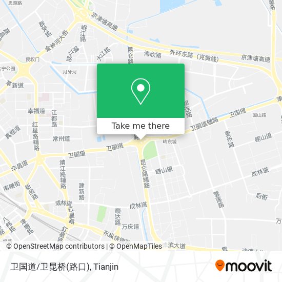 卫国道/卫昆桥(路口) map