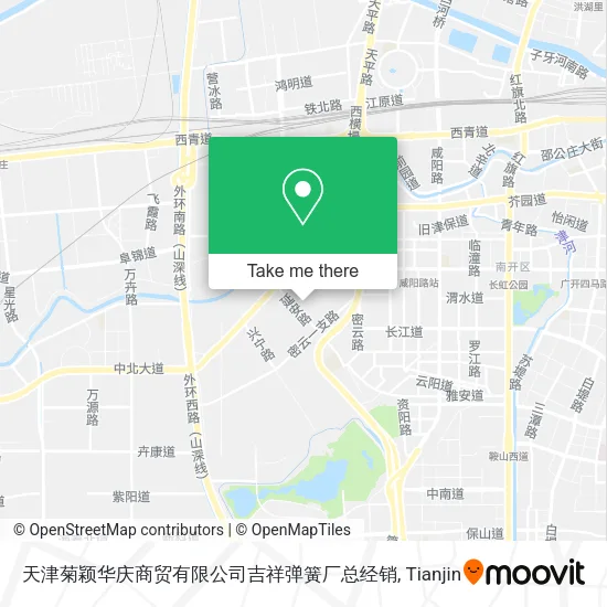 天津菊颖华庆商贸有限公司吉祥弹簧厂总经销 map