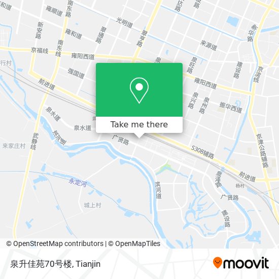 泉升佳苑70号楼 map