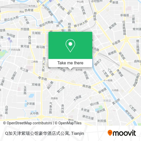 Q加天津紫瑞公馆豪华酒店式公寓 map