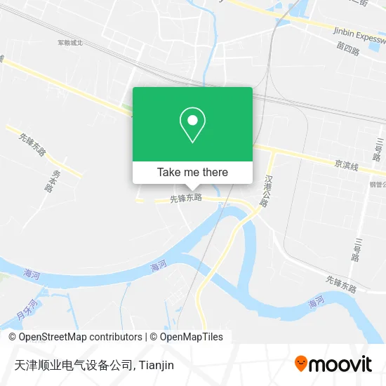 天津顺业电气设备公司 map
