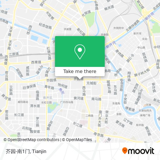 芥园-南1门 map
