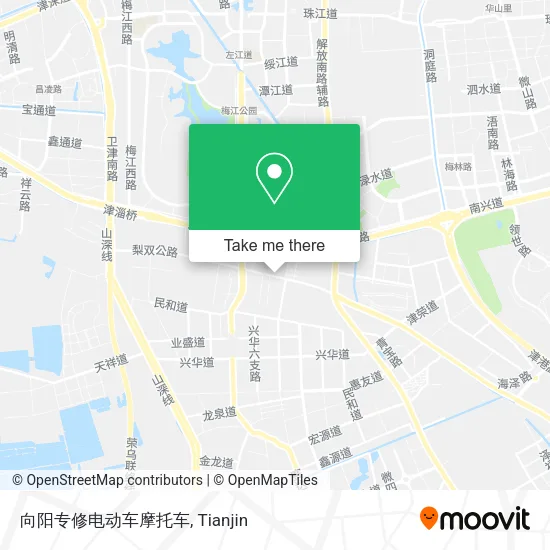 向阳专修电动车摩托车 map