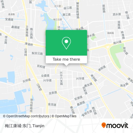 梅江康城-东门 map