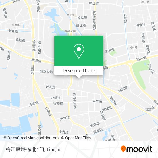 梅江康城-东北1门 map