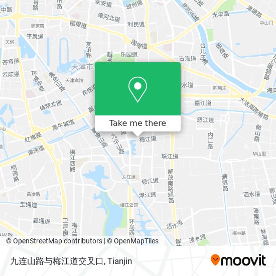 九连山路与梅江道交叉口 map