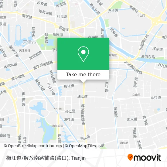 梅江道/解放南路辅路(路口) map