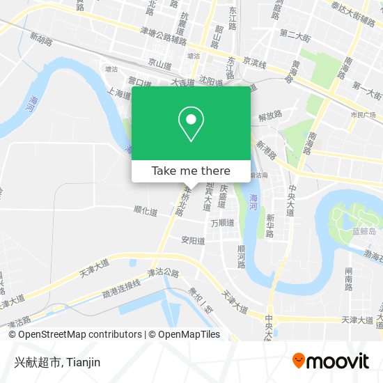 兴献超市 map