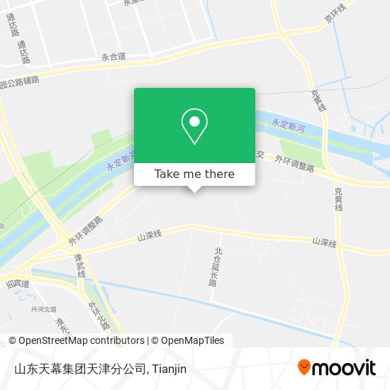 山东天幕集团天津分公司 map