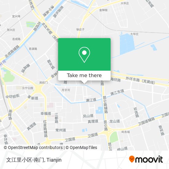 文江里小区-南门 map