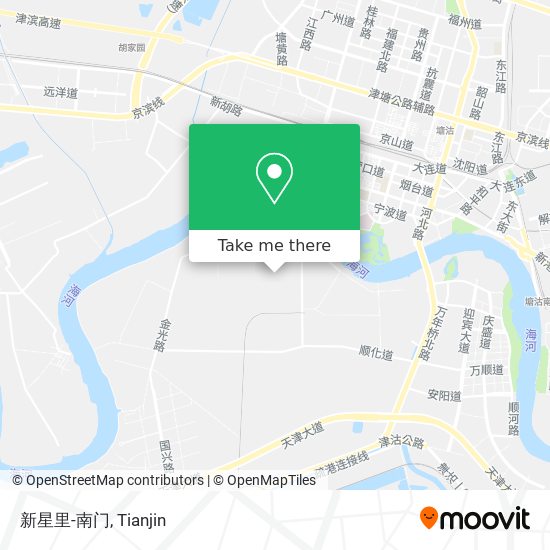 新星里-南门 map