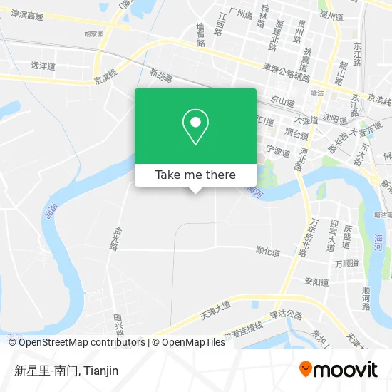 新星里-南门 map
