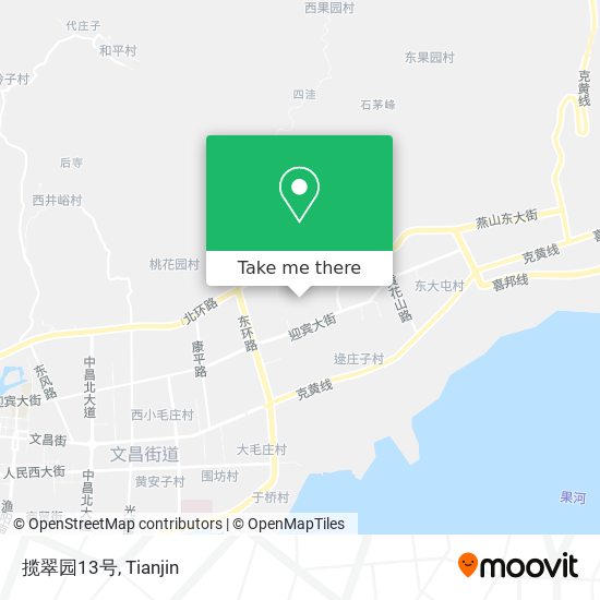 揽翠园13号 map