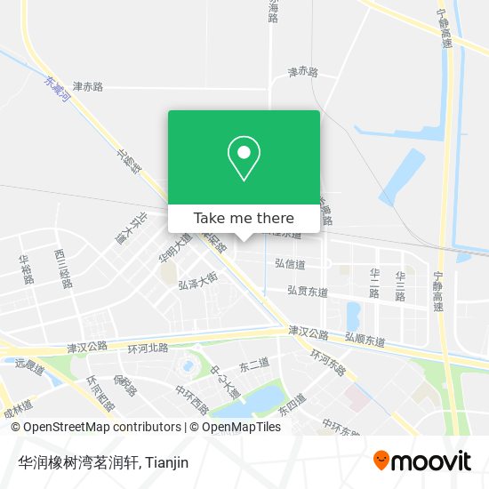 华润橡树湾茗润轩 map