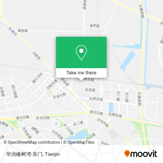 华润橡树湾-东门 map