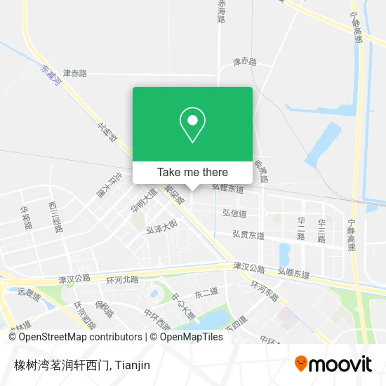 橡树湾茗润轩西门 map