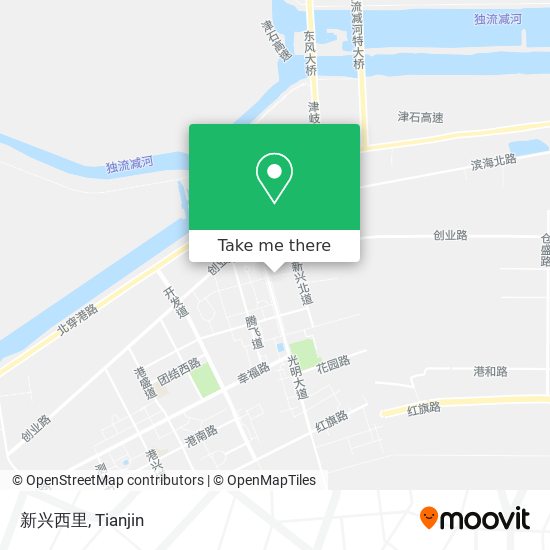新兴西里 map