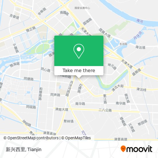 新兴西里 map