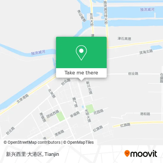 新兴西里·大港区 map