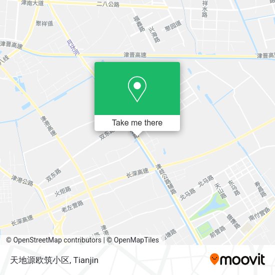 天地源欧筑小区 map