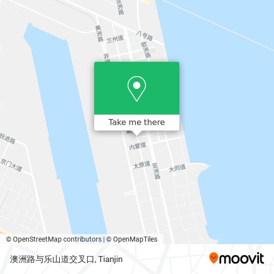 澳洲路与乐山道交叉口 map