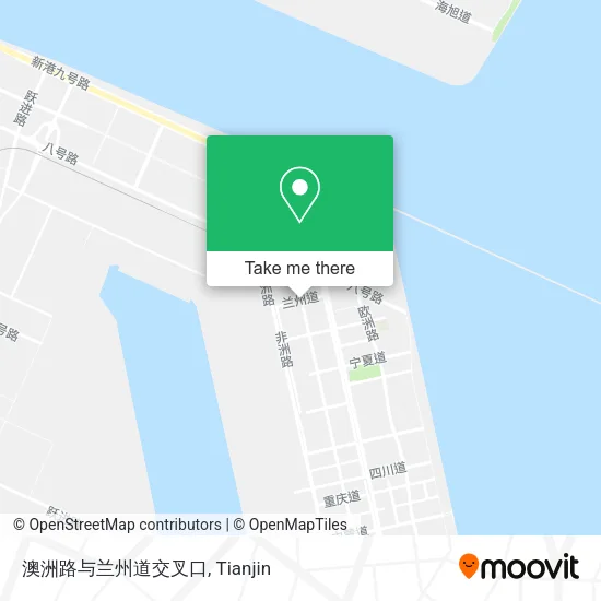 澳洲路与兰州道交叉口 map