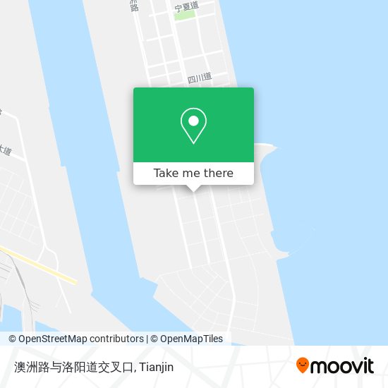 澳洲路与洛阳道交叉口 map