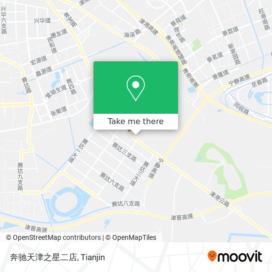 奔驰天津之星二店 map