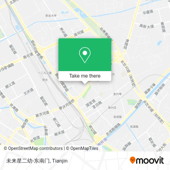 未来星二幼-东南门 map