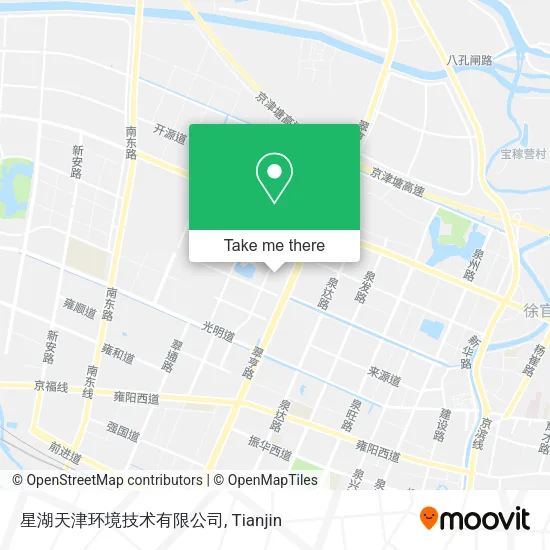 星湖天津环境技术有限公司 map